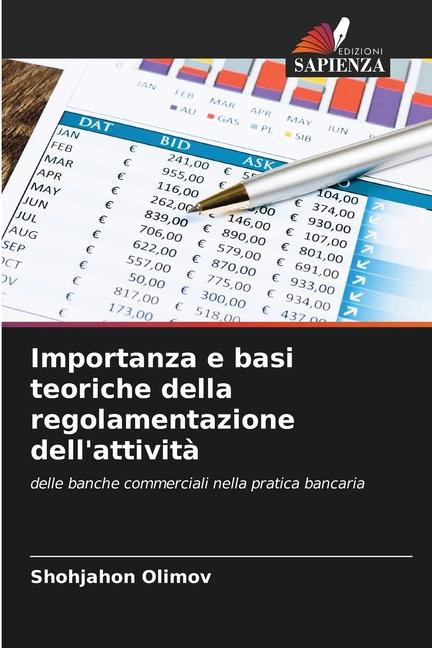 Knjiga Importanza e basi teoriche della regolamentazione dell'attività Shohjahon Olimov