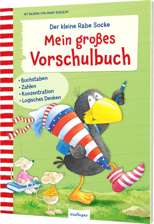 Kniha Der kleine Rabe Socke: Mein großes Vorschulbuch Annet Rudolph