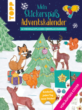 Kniha Stickerbuch-Adventskalender 