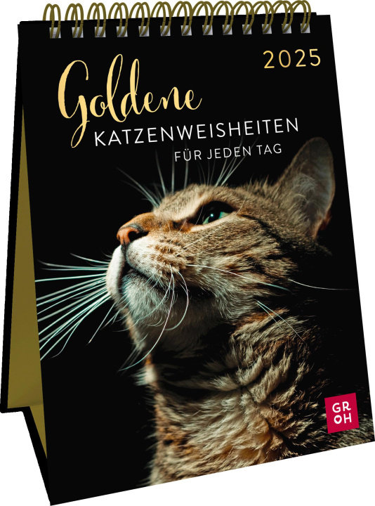 Naptár/Határidőnapló Goldene Katzenweisheiten für jeden Tag 2025 