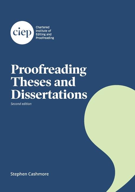 Livro Proofreading Theses and Dissertations Stephen Cashmore