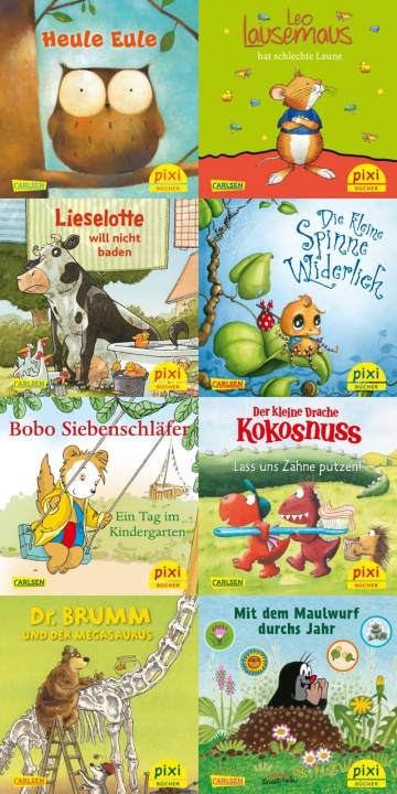 Jeu/jouet Pixi-8er-Set 297: Pixis liebste Kinderbuch-Helden (8x1 Exemplar) diverse