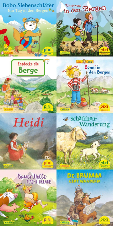 Spiel/Spielzeug Pixi-8er-Set 301: Mit Pixi in den Bergen (8x1 Exemplar) diverse