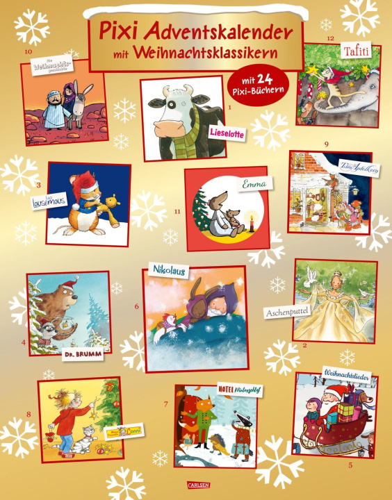 Gra/Zabawka Pixi Adventskalender GOLD 2024 Diverse