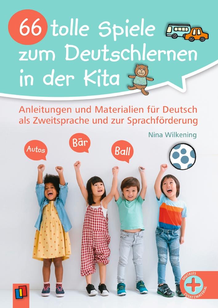 Könyv 66 tolle Spiele zum Deutschlernen in der Kita 