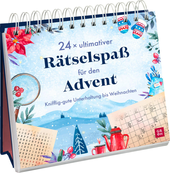 Calendar / Agendă 24 x ultimativer Rätselspaß für den Advent 