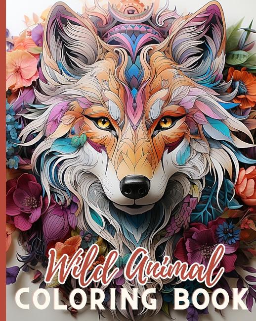 Carte Wild Animal Coloring Book for Kids 