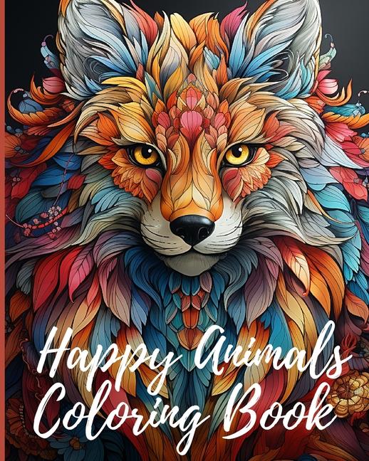 Kniha Happy Animals Coloring Book 