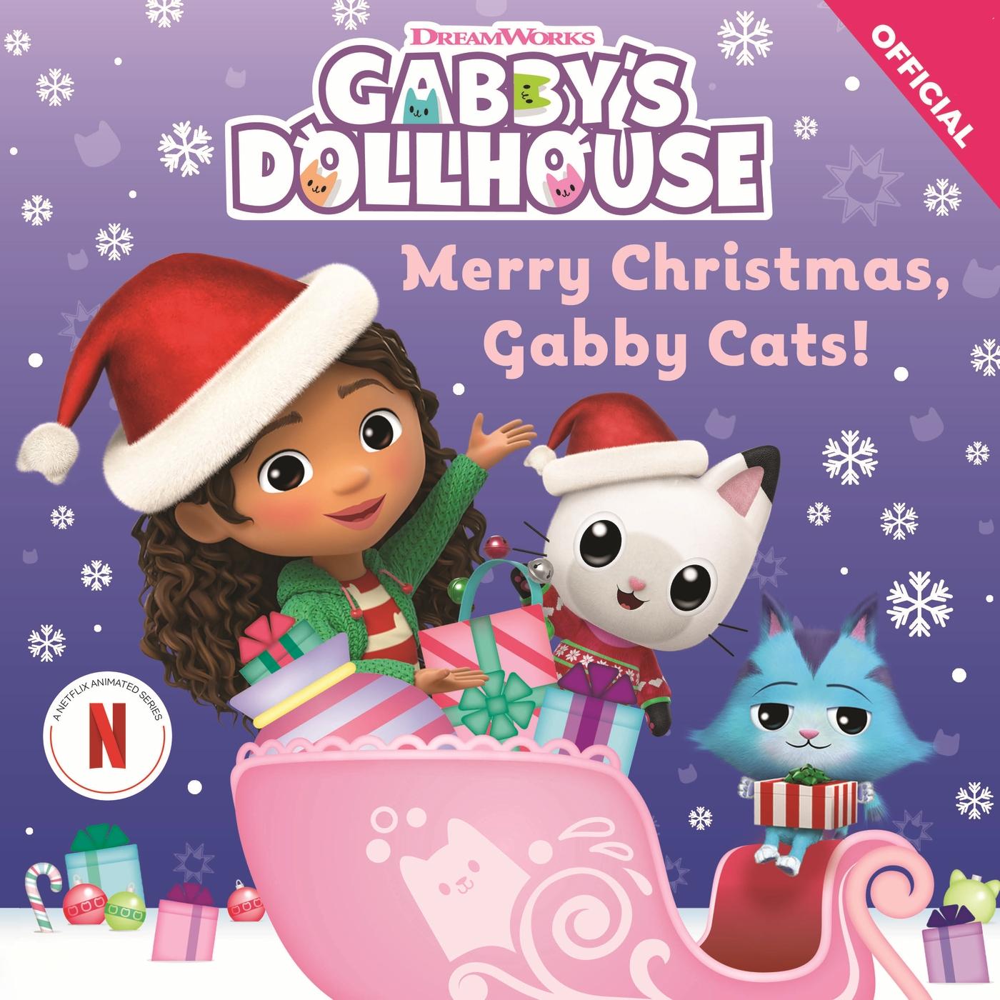 Kniha DreamWorks Gabby's Dollhouse: Merry Christmas, Gabby Cats Official Gabby's Dollhouse