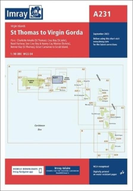 Printed items Imray Chart A231 Imray