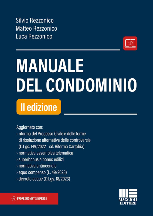 Kniha Manuale del condominio Silvio Rezzonico