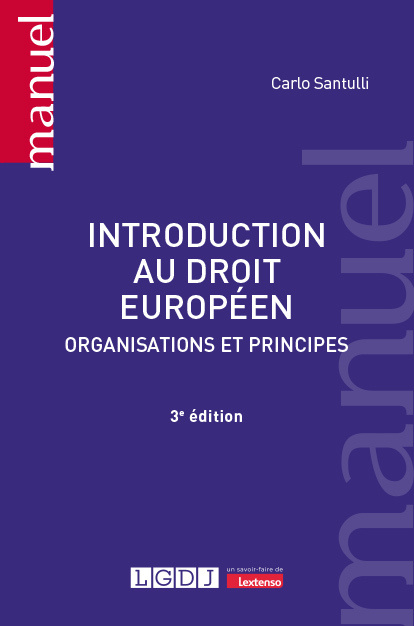Könyv Introduction au droit européen, 3e édition Santulli