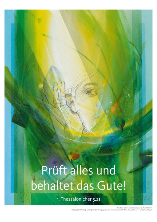 Materiale tipărite Jahreslosung Münch 2025, Kunstdruck A3 