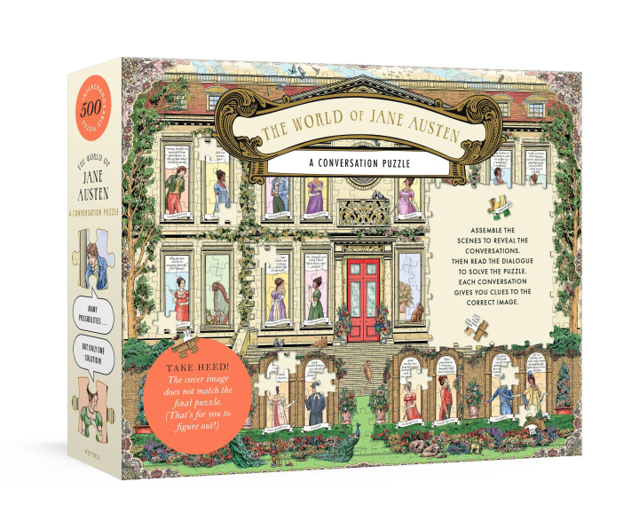 Gra/Zabawka The World of Jane Austen: A Conversation Puzzle: 500-Piece Puzzle: Jigsaw Puzzle for Adults 