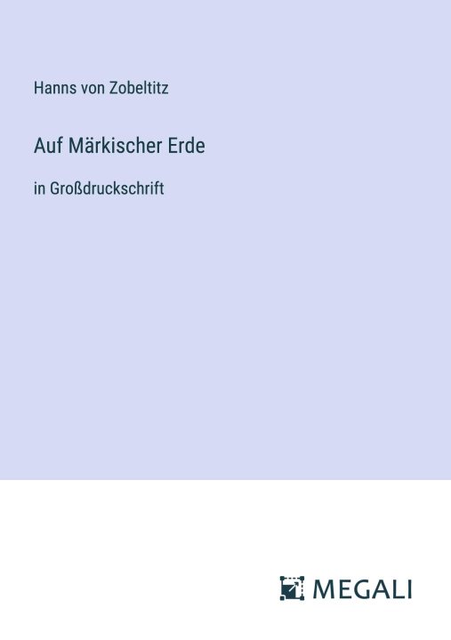 Kniha Auf Märkischer Erde 
