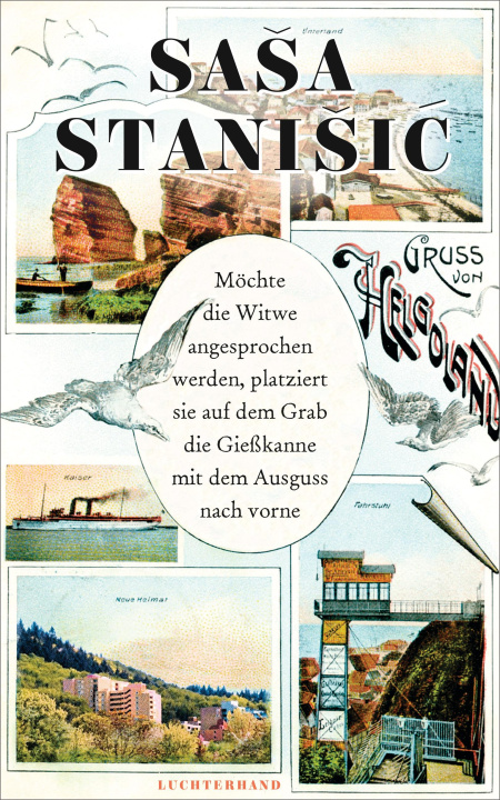 Książka Möchte die Witwe angesprochen werden, platziert sie auf dem Grab die Gießkanne mit dem Ausguss nach vorne 