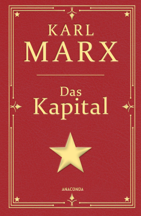 Książka Das Kapital. Gebunden in Cabra-Leder, mit Goldprägung 