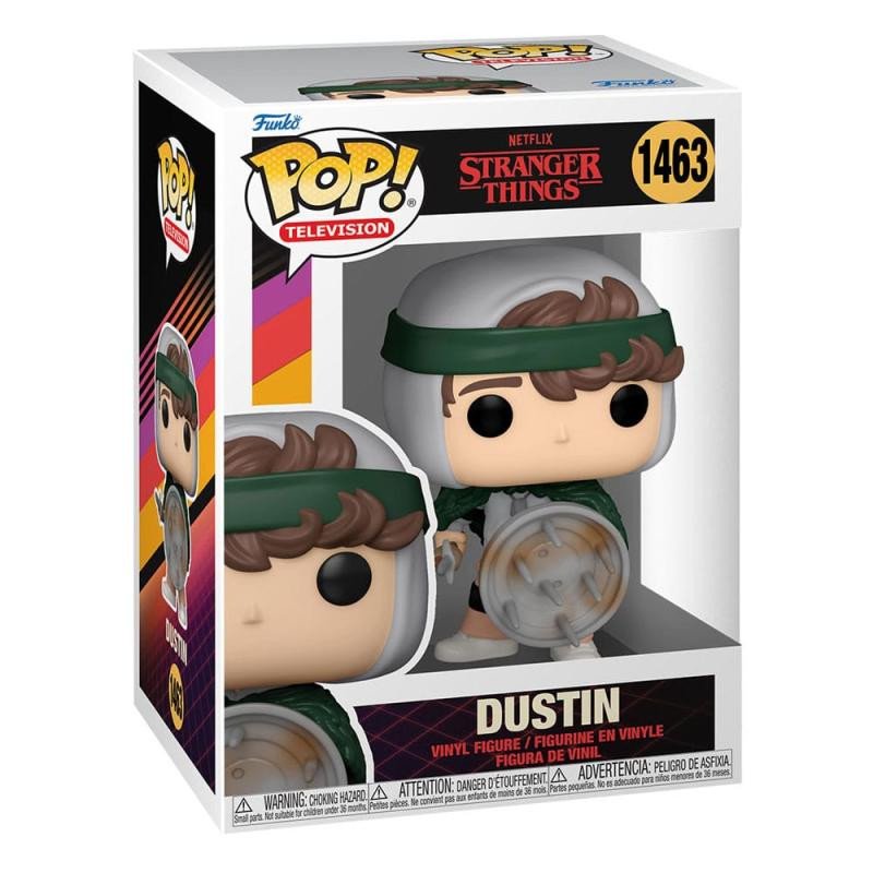 Joc / Jucărie Funko POP TV: Stranger Things - Hunter Dustin w/shield 