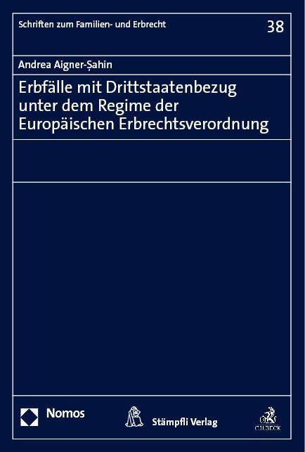Книга Erbfälle mit Drittstaatenbezug unter dem Regime der Europäischen Erbrechtsverordnung 