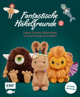 Kniha Fantastische Häkelfreunde 2 Amigurumipatterns.net
