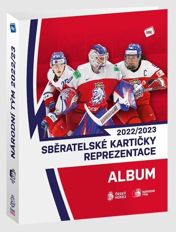 Papírenské zboží MK Hokejové kartičky Národní tým 2023 - Album s foliemi Ultra Pro 
