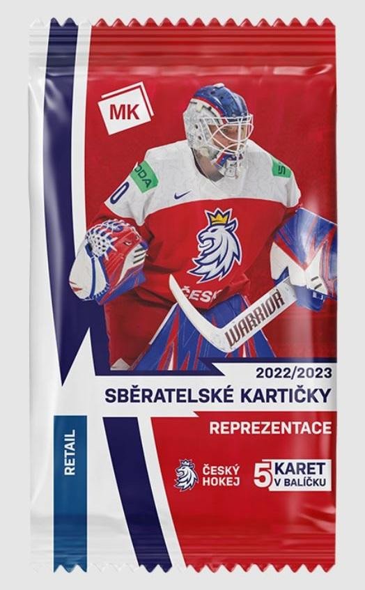 Papírenské zboží MK Hokejové kartičky Národní tým 2023 - Retail balíček 