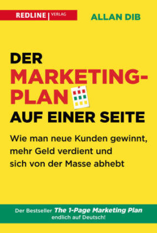 Carte Der Marketingplan auf einer Seite 