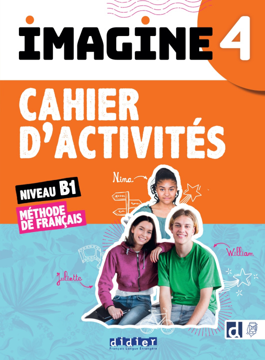 Könyv Imagine 4 - niv. B1 - Cahier + didierfle.app Marie-Noëlle Cocton