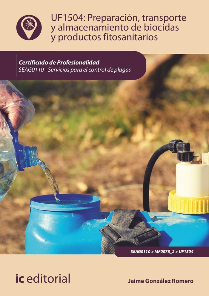 Buch PREPARACION TRANSPORTE Y ALMACENAMIENTO DE BIOCIDAS Y PRODU GONZALEZ ROMERO