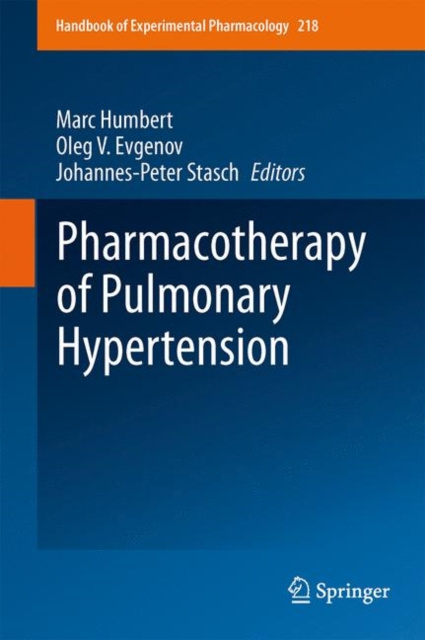 E-kniha Pharmacotherapy of Pulmonary Hypertension Marc Humbert