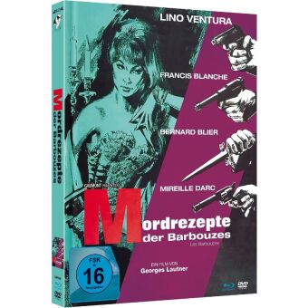 Video Mordrezepte der Barbouzes, 1 Blu-ray + 1 DVD (Limited Mediabook) Lino Ventura