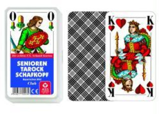 Game/Toy Senioren Schafkopf/Tarock, bayerisches Bild, mit extra großen Eckzeichen 