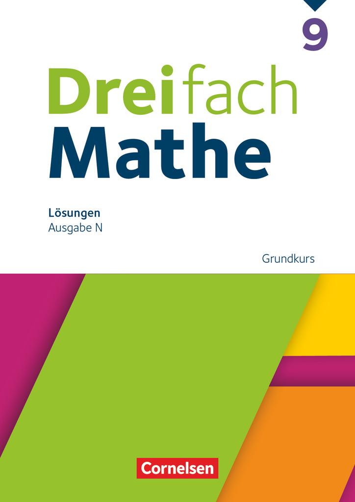 Kniha Dreifach Mathe 9. Schuljahr. Grundkurs - Lösungen zum Schulbuch 