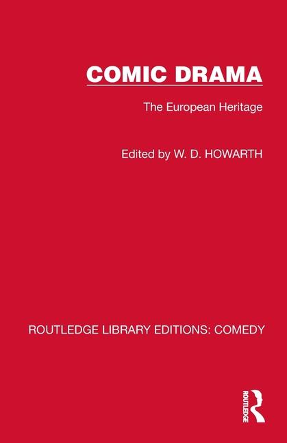 Knjiga Comic Drama W. D. Howarth
