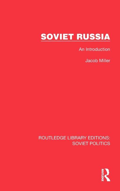 Kniha Soviet Russia Jacob Miller