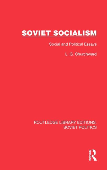 Knjiga Soviet Socialism L.G. Churchward