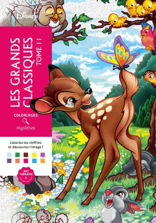 Kniha Coloriages mystères Disney - Les Grands classiques Tome 11 