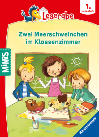 Könyv Ravensburger Minis: Leserabe Schulgeschichten, 1. Lesestufe - Zwei Meerschweinchen im Klassenzimmer Judith Allert