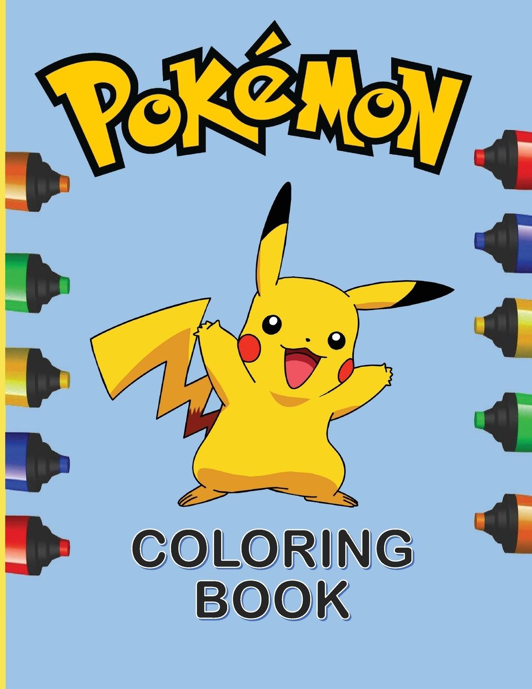 Carte Official Pokemon Creative Colouring book For Kids All Age (Pokémon . Like Pikachu!) 
