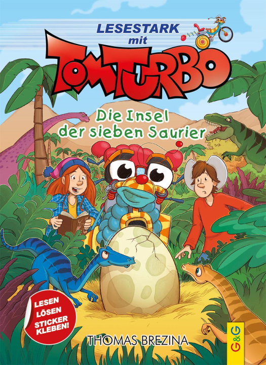 Könyv Tom Turbo - Lesestark - Die Insel der sieben Saurier Pablo Tambuscio