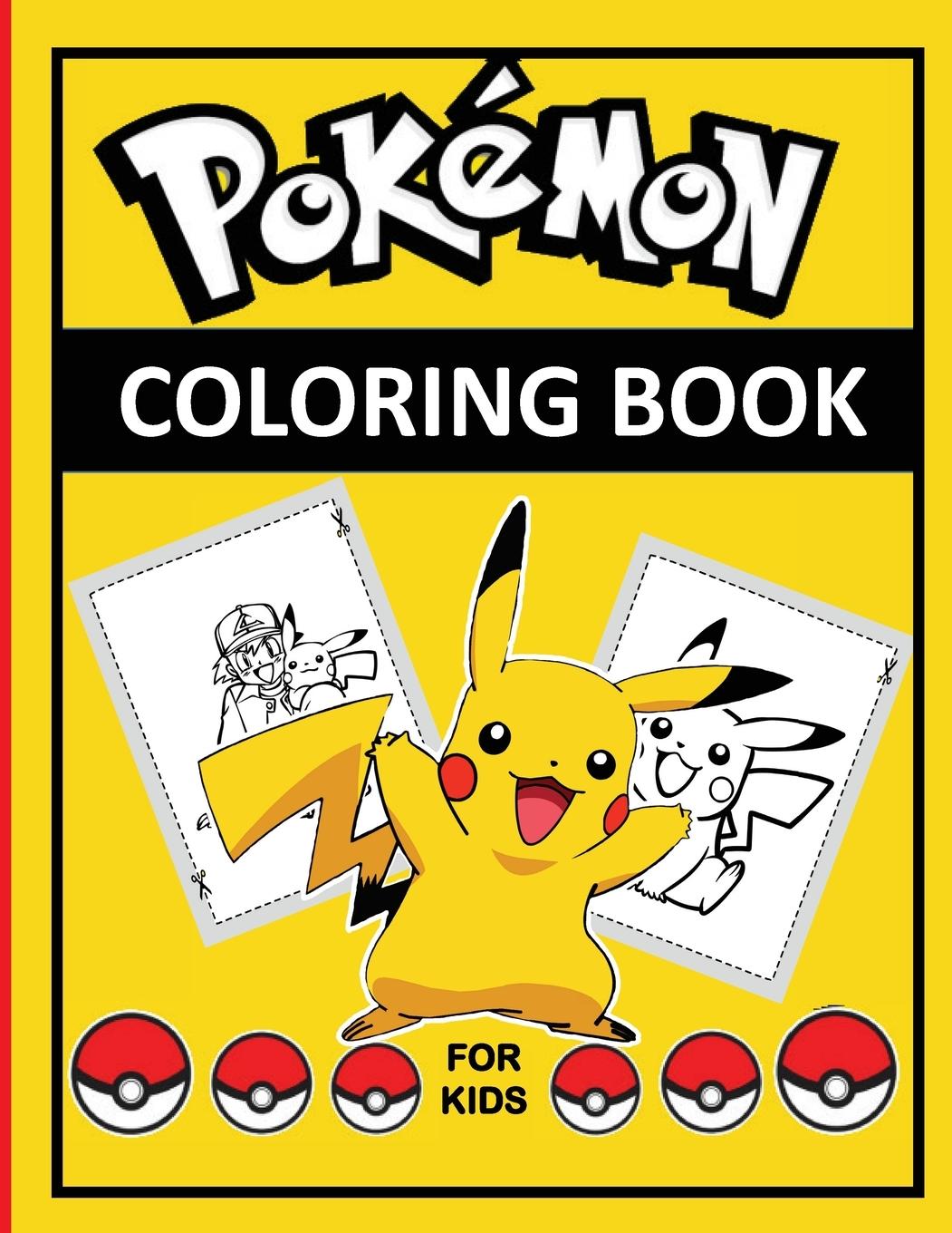 Book Pokemon Colouring book 