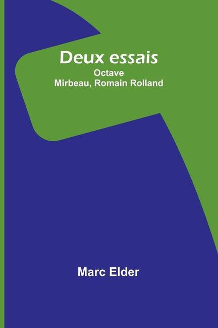 Kniha Deux essais Marc Elder