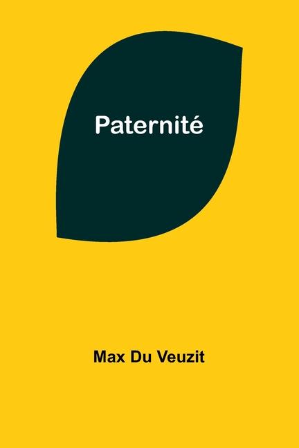 Kniha Paternité Max Du Veuzit