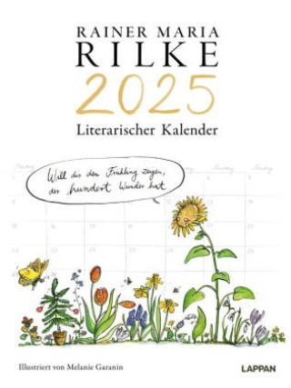 Kalendář/Diář Rilke-Kalender 2025  - Wandkalender Rainer Maria Rilke
