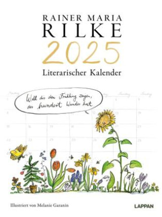 Kalender/Terminbuch Rilke-Kalender 2025  - Wandkalender Rainer Maria Rilke