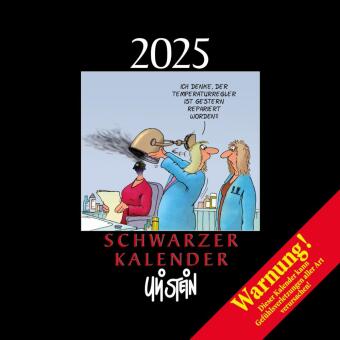 Kalendar/Rokovnik Uli Stein Schwarzer Kalender 2025: Monatskalender für die Wand Uli Stein