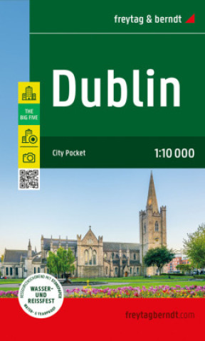 Nyomtatványok Dublin, Stadtplan 1:10.000, freytag & berndt freytag & berndt