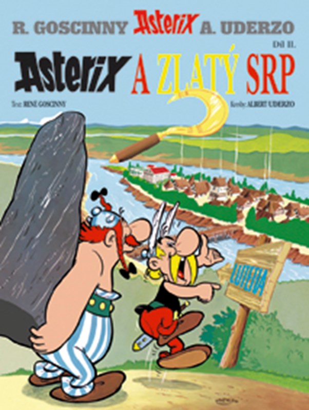 Kniha Asterix 2 - Asterix a zlatý srp René Goscinny