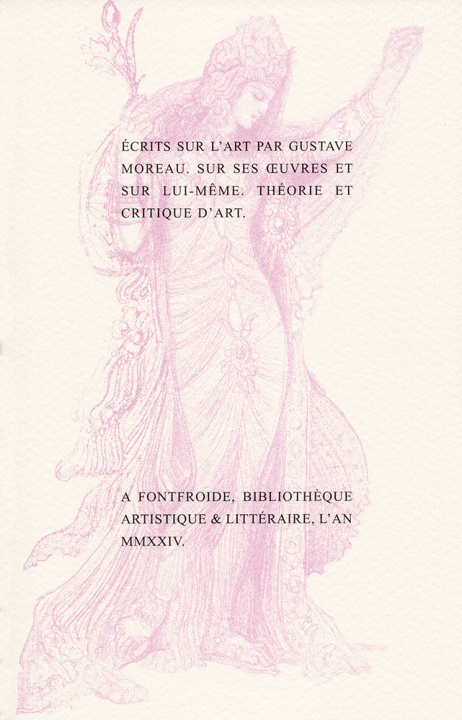 Kniha Ecrits sur l’art Gustave Moreau