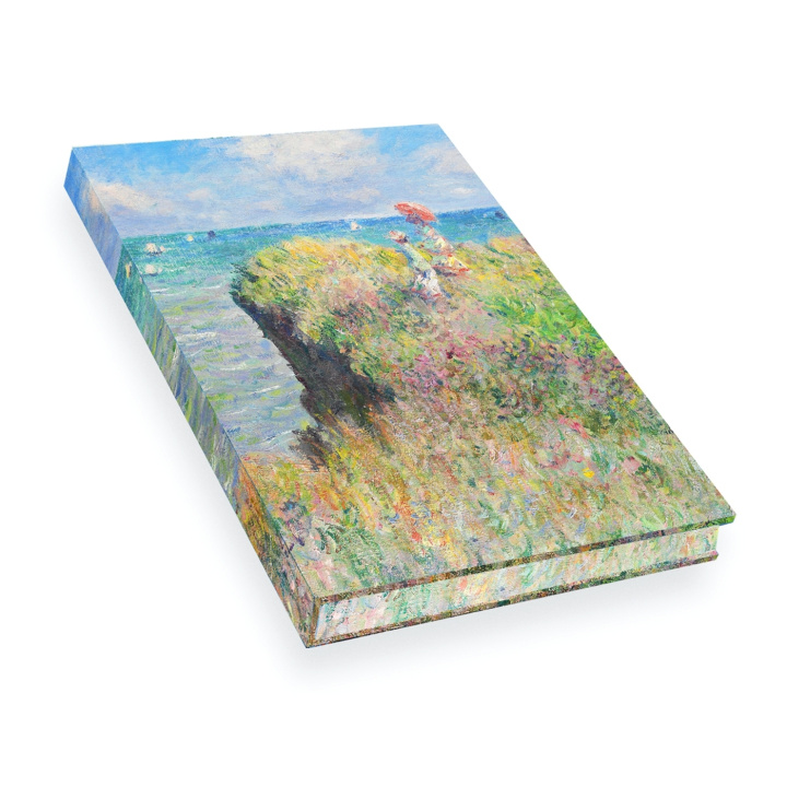 Game/Toy Carnet Hazan pleine toile Monet - Promenade sur la falaise 